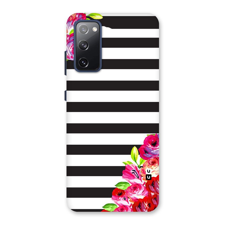 Floral Stripes Back Case for Galaxy S20 FE