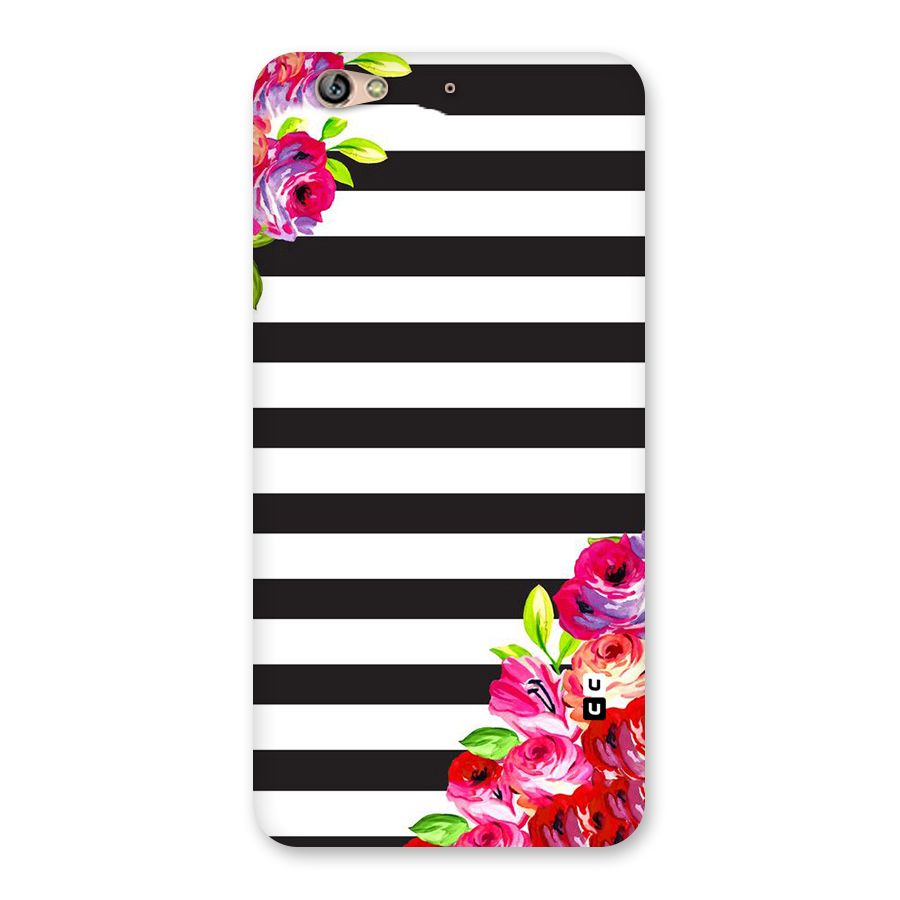 Floral Stripes Back Case for Gionee S6