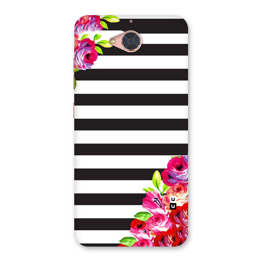 Floral Stripes Back Case for Gionee S6 Pro