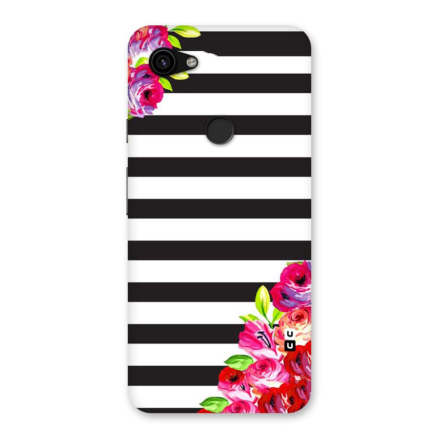 Floral Stripes Back Case for Google Pixel 3a XL