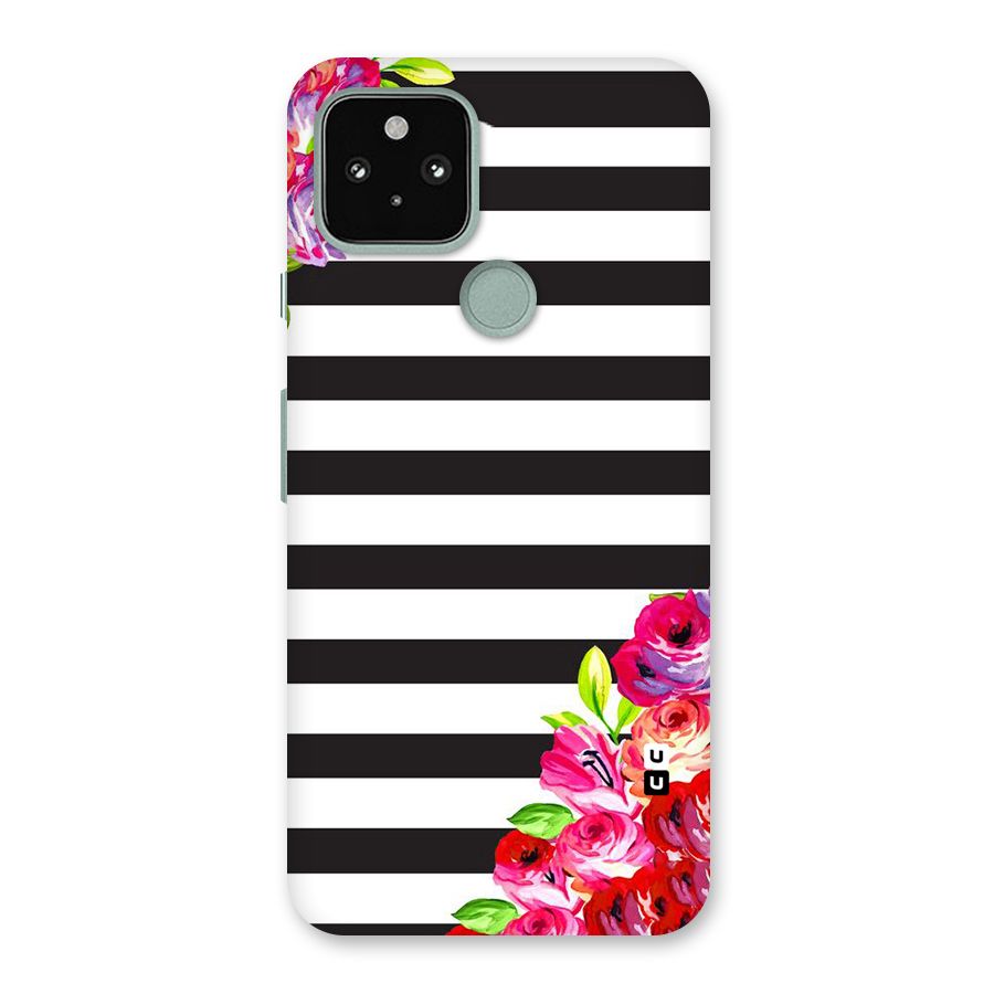 Floral Stripes Back Case for Google Pixel 5