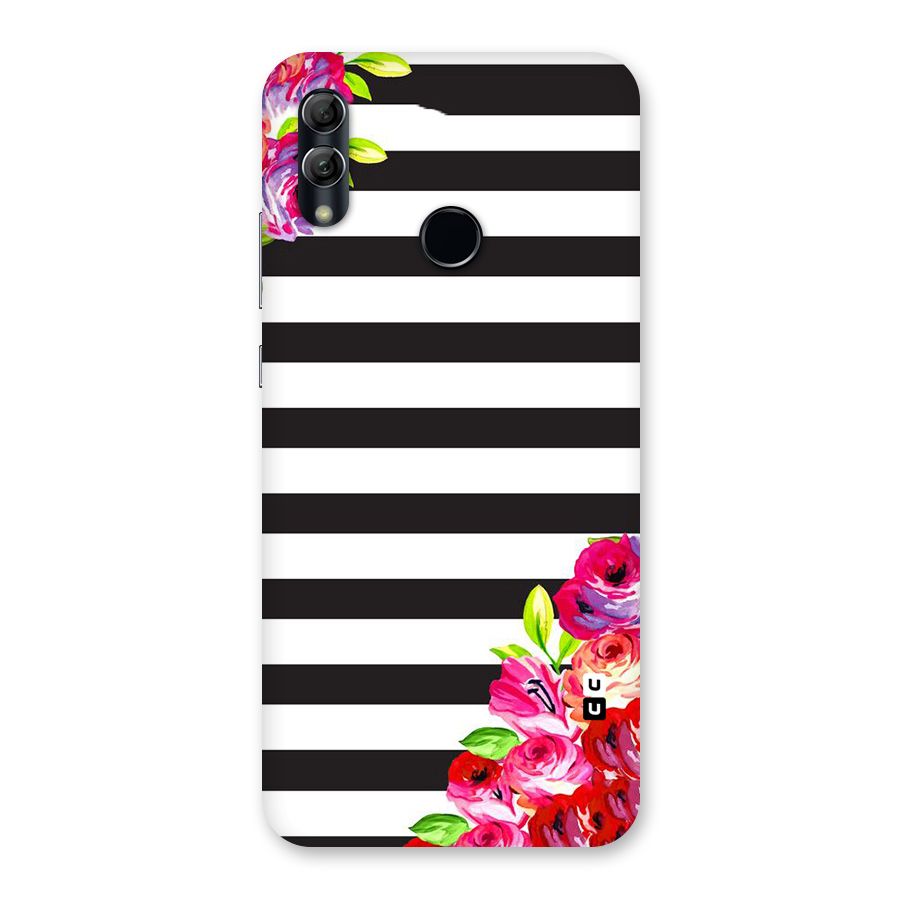 Floral Stripes Back Case for Honor 10 Lite