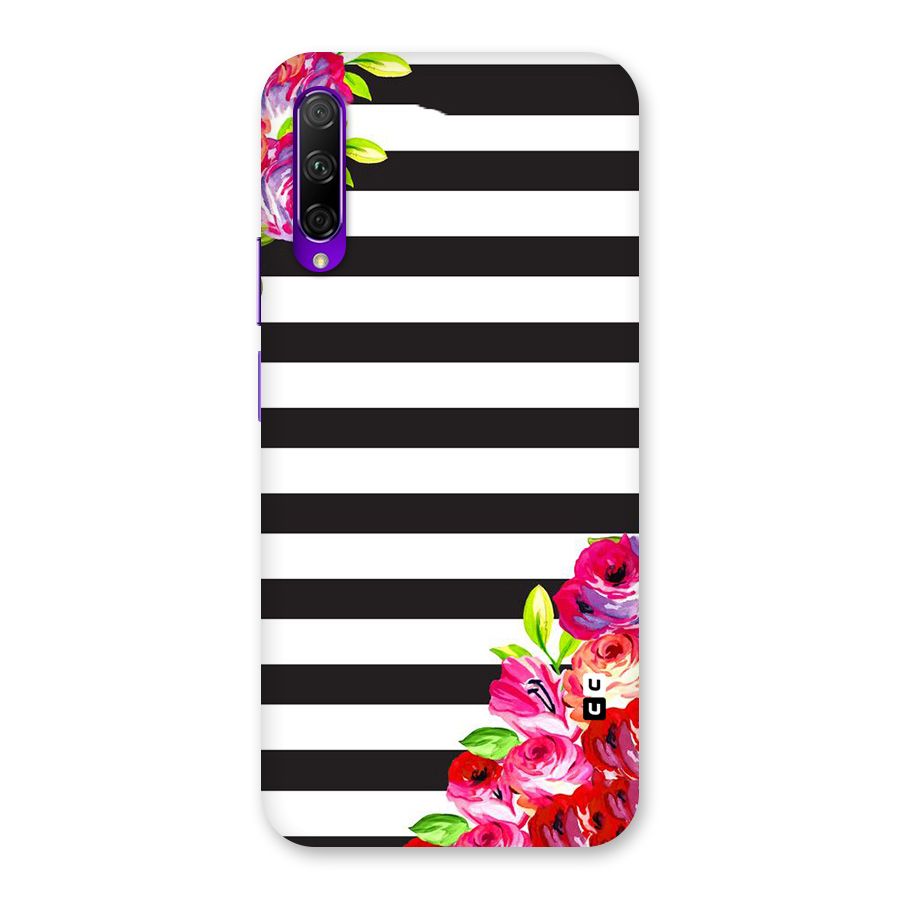 Floral Stripes Back Case for Honor 9X Pro