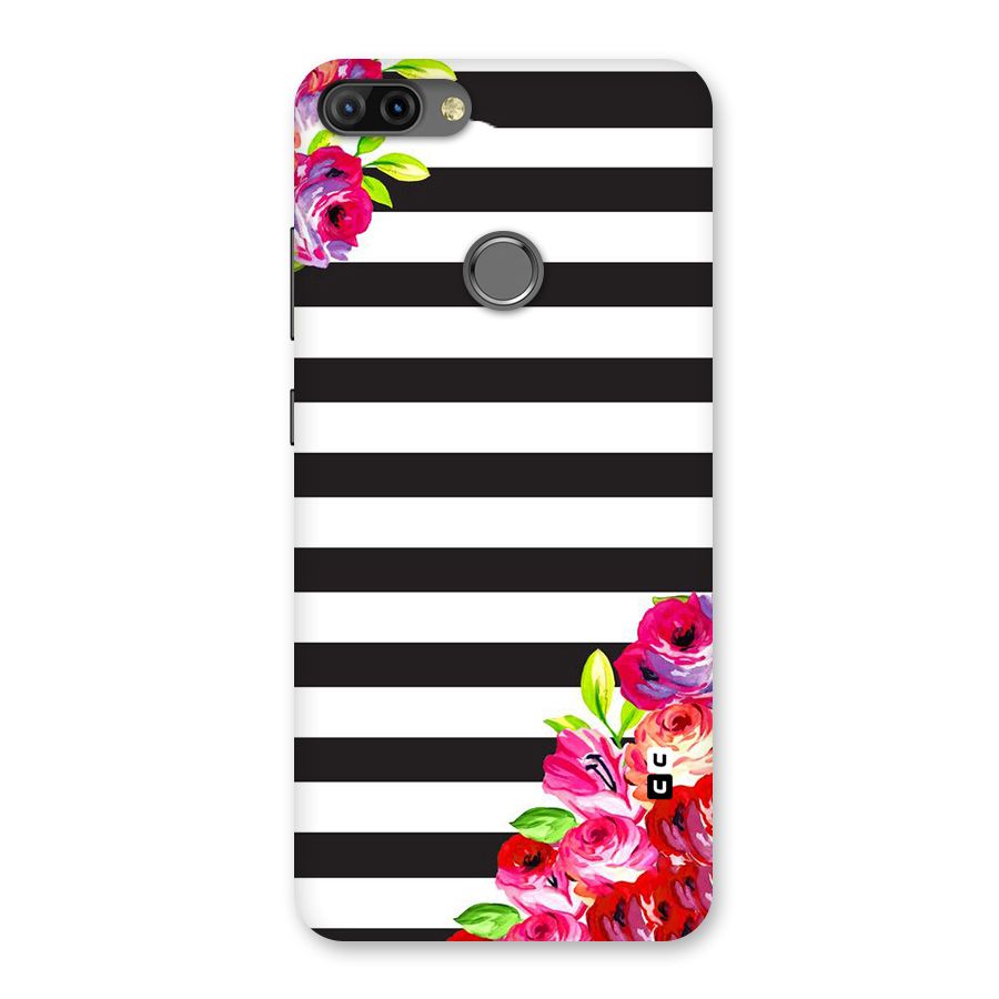 Floral Stripes Back Case for Infinix Hot 6 Pro
