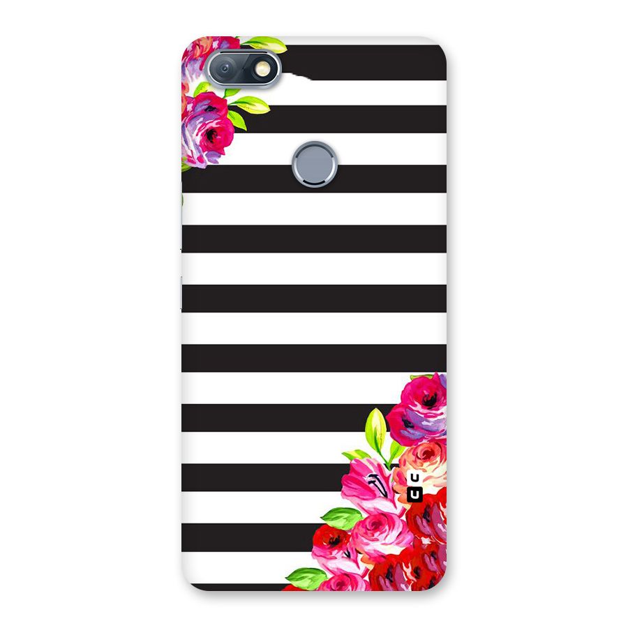 Floral Stripes Back Case for Infinix Note 5