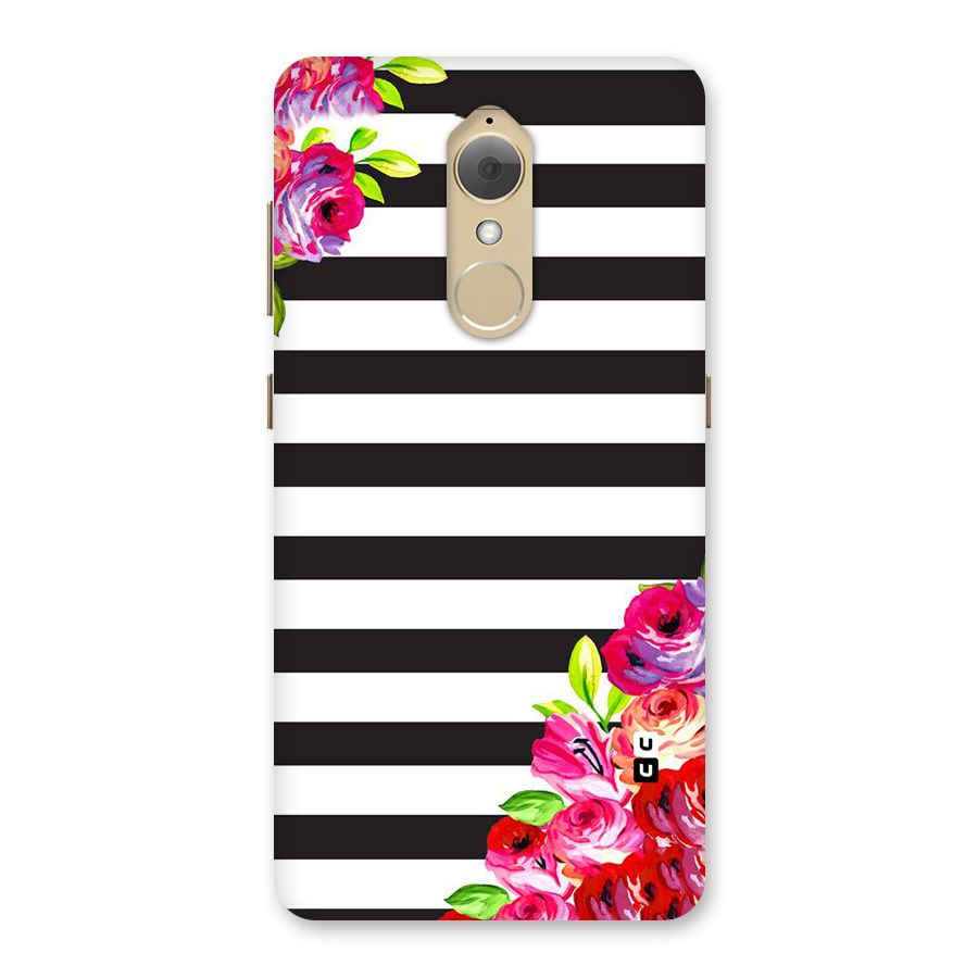 Floral Stripes Back Case for Lenovo K8