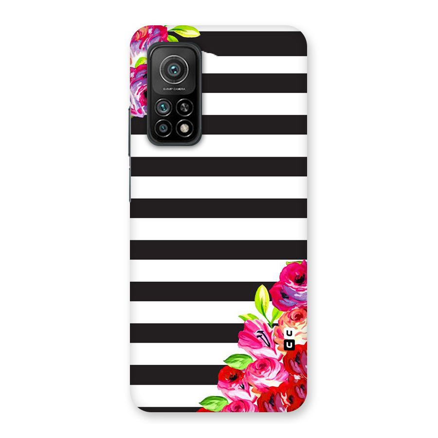 Floral Stripes Back Case for Mi 10T Pro 5G