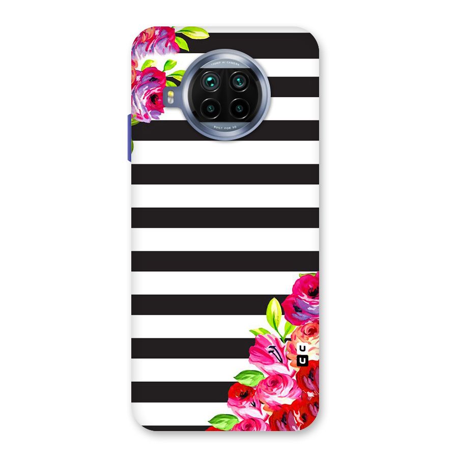 Floral Stripes Back Case for Mi 10i