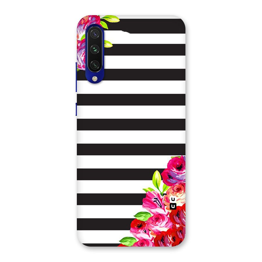 Floral Stripes Back Case for Mi A3