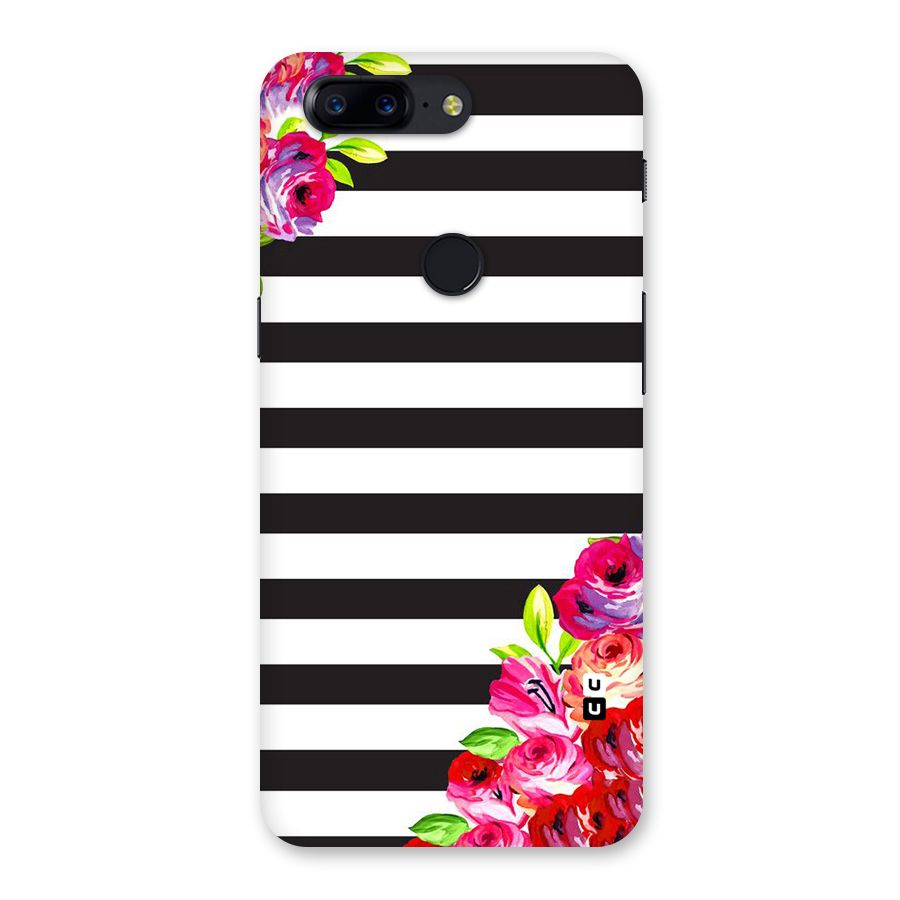Floral Stripes Back Case for OnePlus 5T