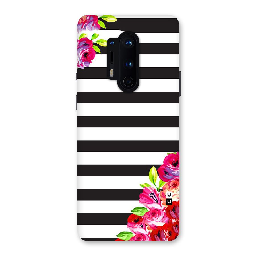 Floral Stripes Back Case for OnePlus 8 Pro
