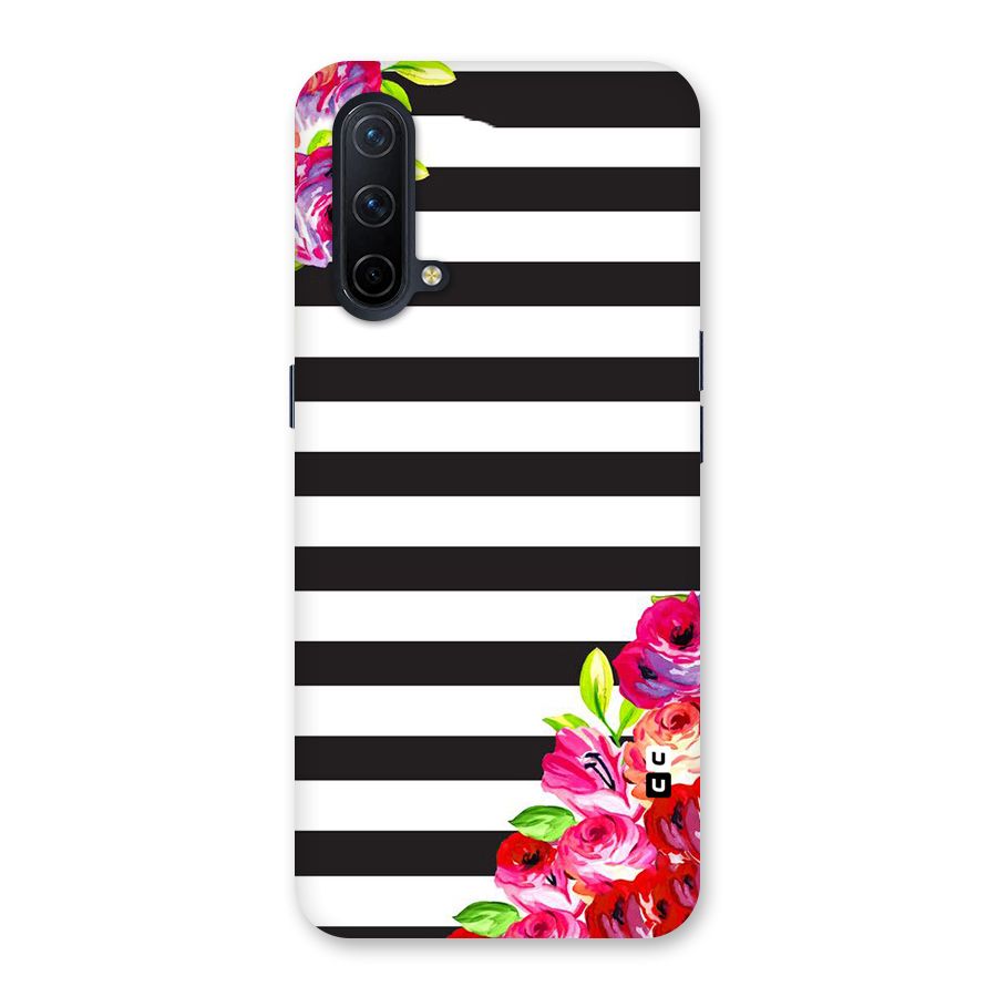 Floral Stripes Back Case for OnePlus Nord CE 5G