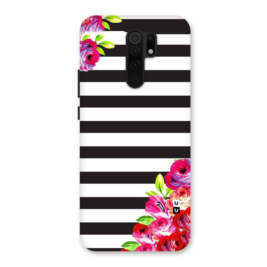 Floral Stripes Back Case for Poco M2