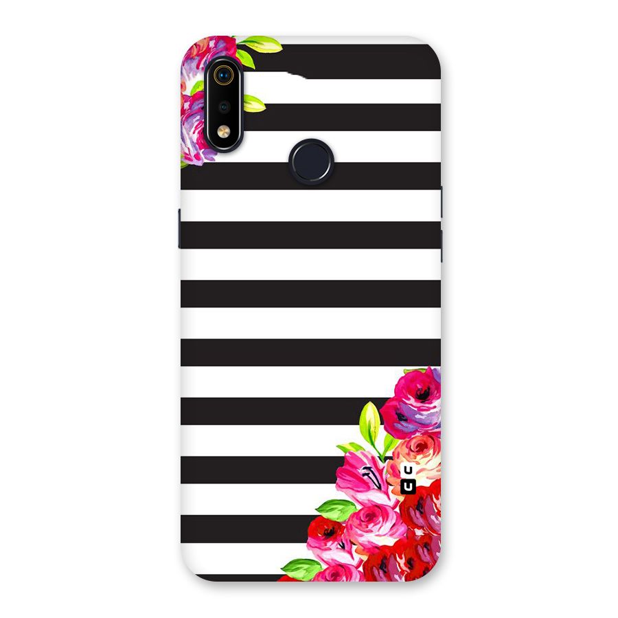 Floral Stripes Back Case for Realme 3i
