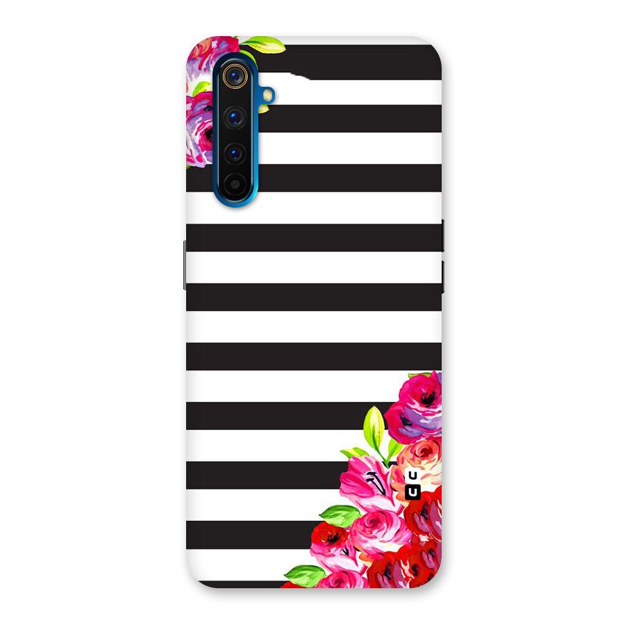 Floral Stripes Back Case for Realme 6 Pro