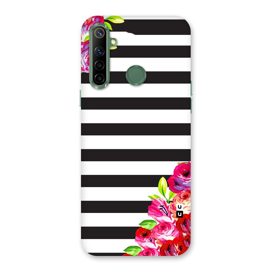 Floral Stripes Back Case for Realme Narzo 10