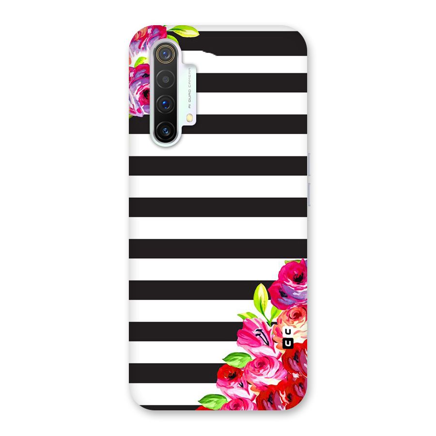 Floral Stripes Back Case for Realme X3
