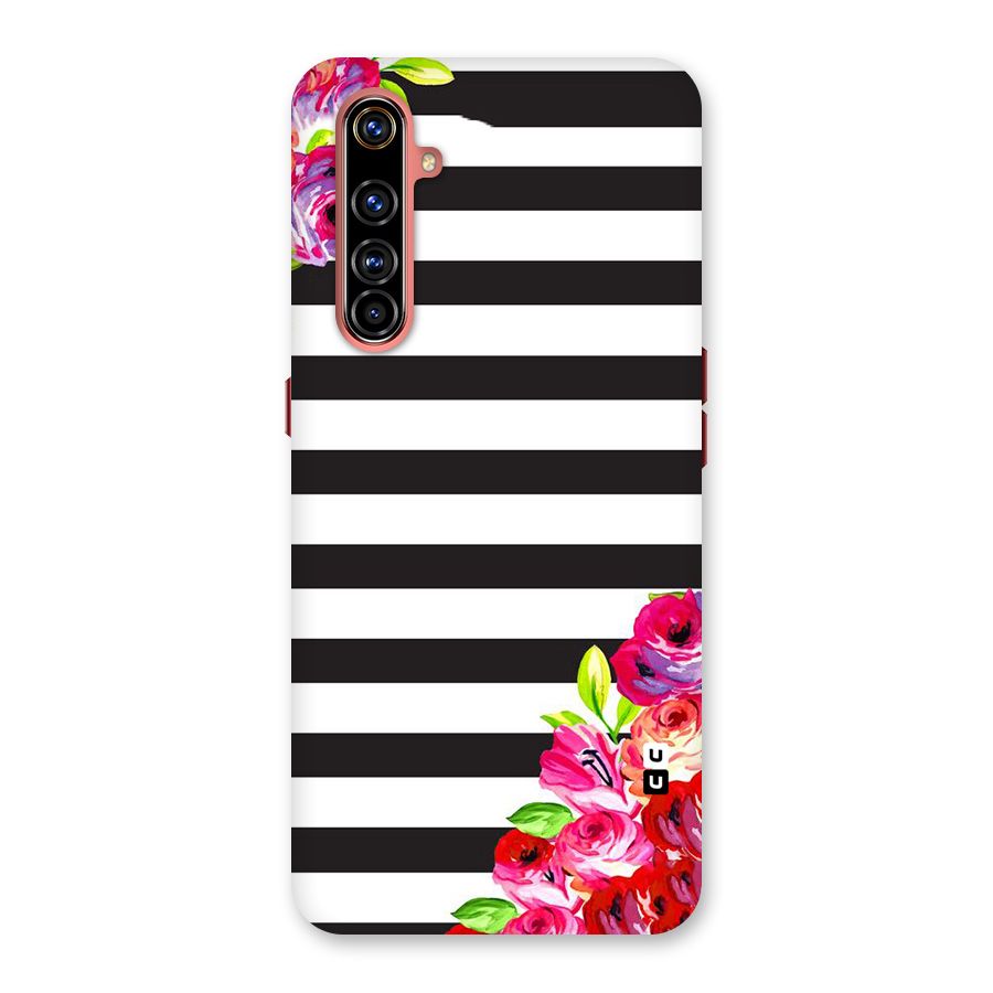 Floral Stripes Back Case for Realme X50 Pro