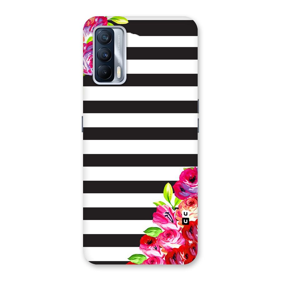 Floral Stripes Back Case for Realme X7