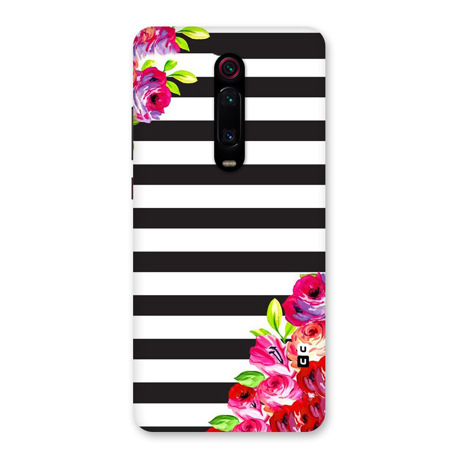 Floral Stripes Back Case for Redmi K20