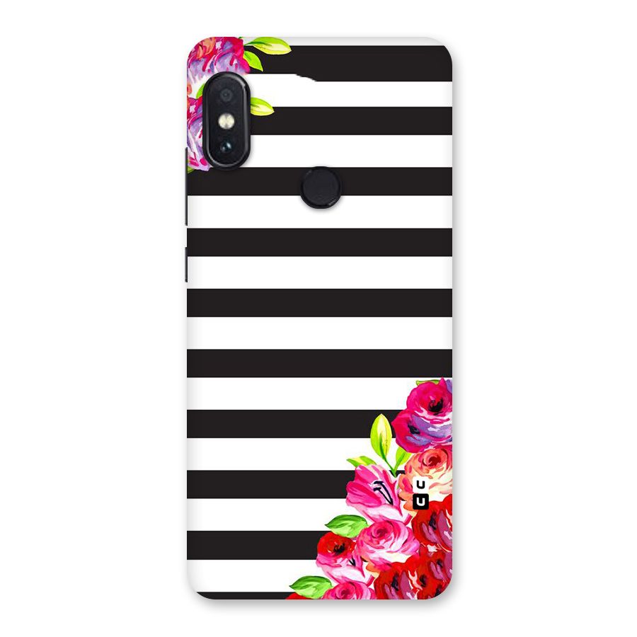 Floral Stripes Back Case for Redmi Note 5 Pro