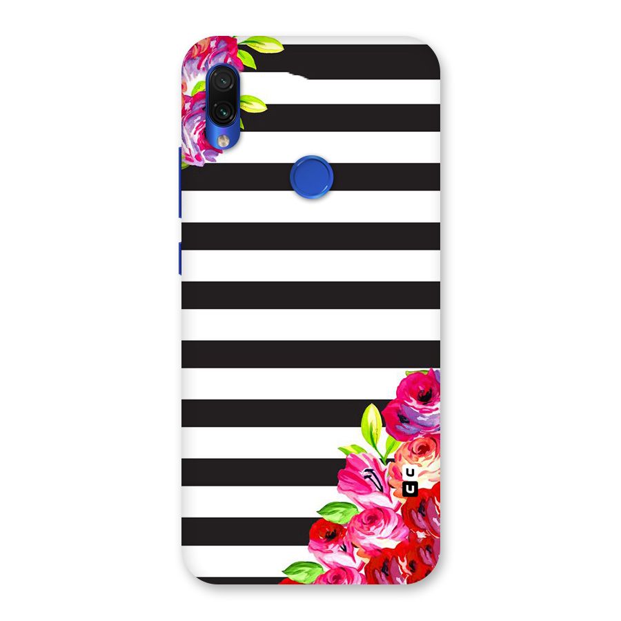 Floral Stripes Back Case for Redmi Note 7S