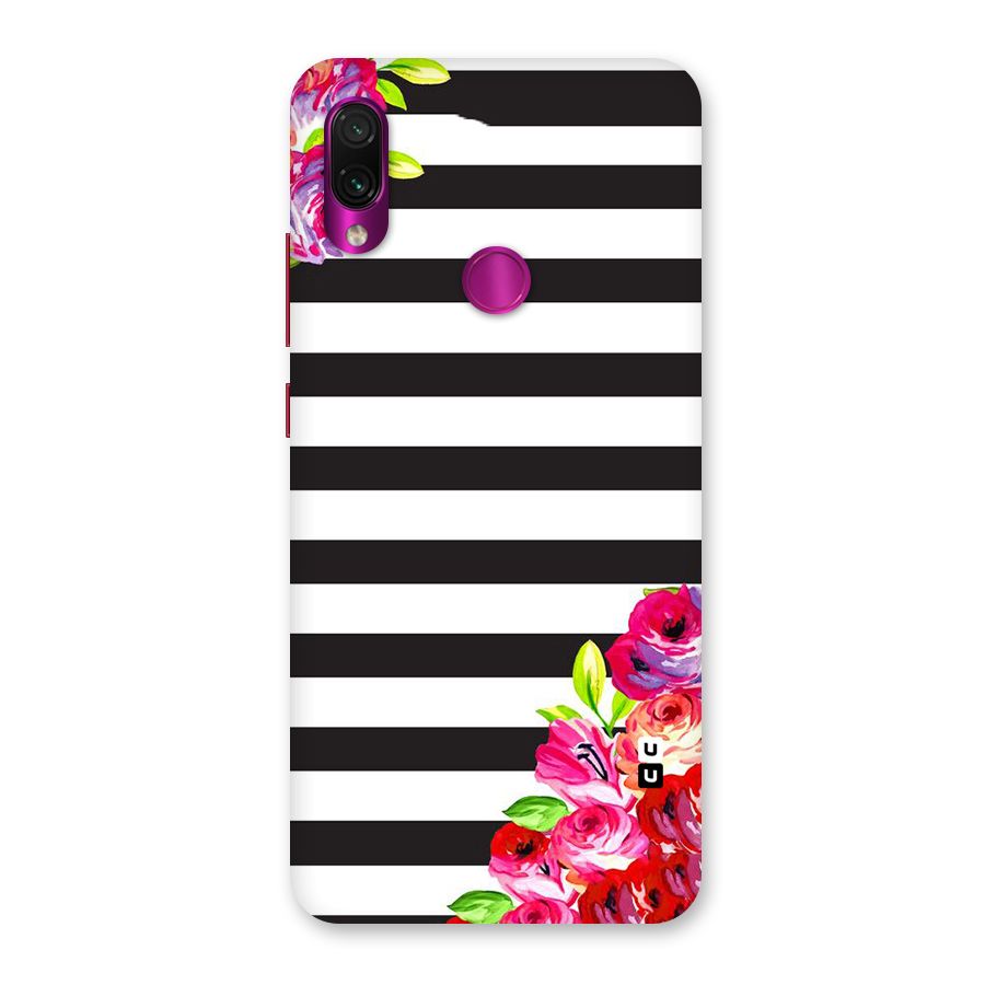 Floral Stripes Back Case for Redmi Note 7 Pro