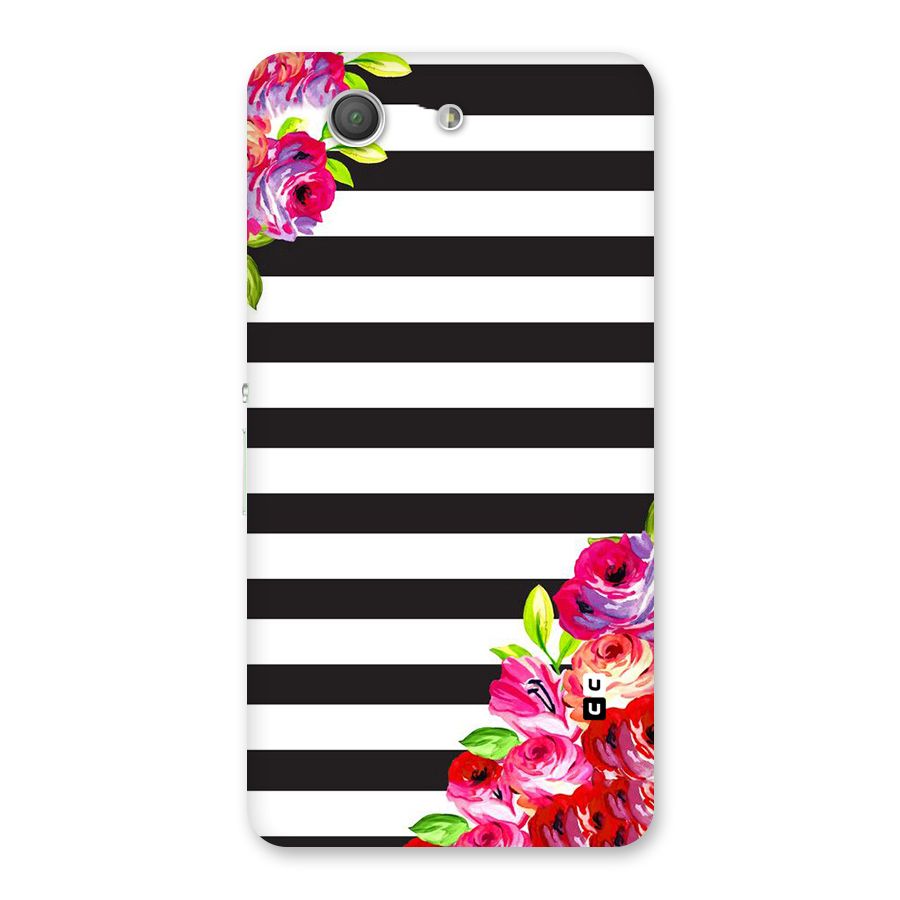 Floral Stripes Back Case for Xperia Z3 Compact