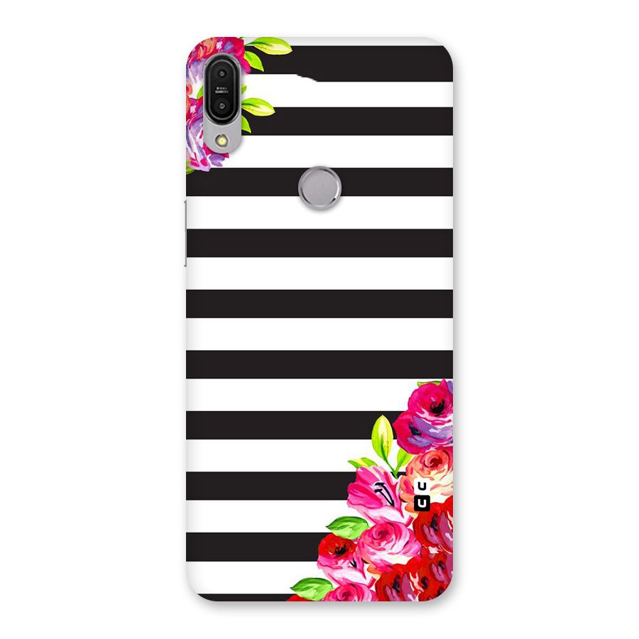 Floral Stripes Back Case for Zenfone Max Pro M1
