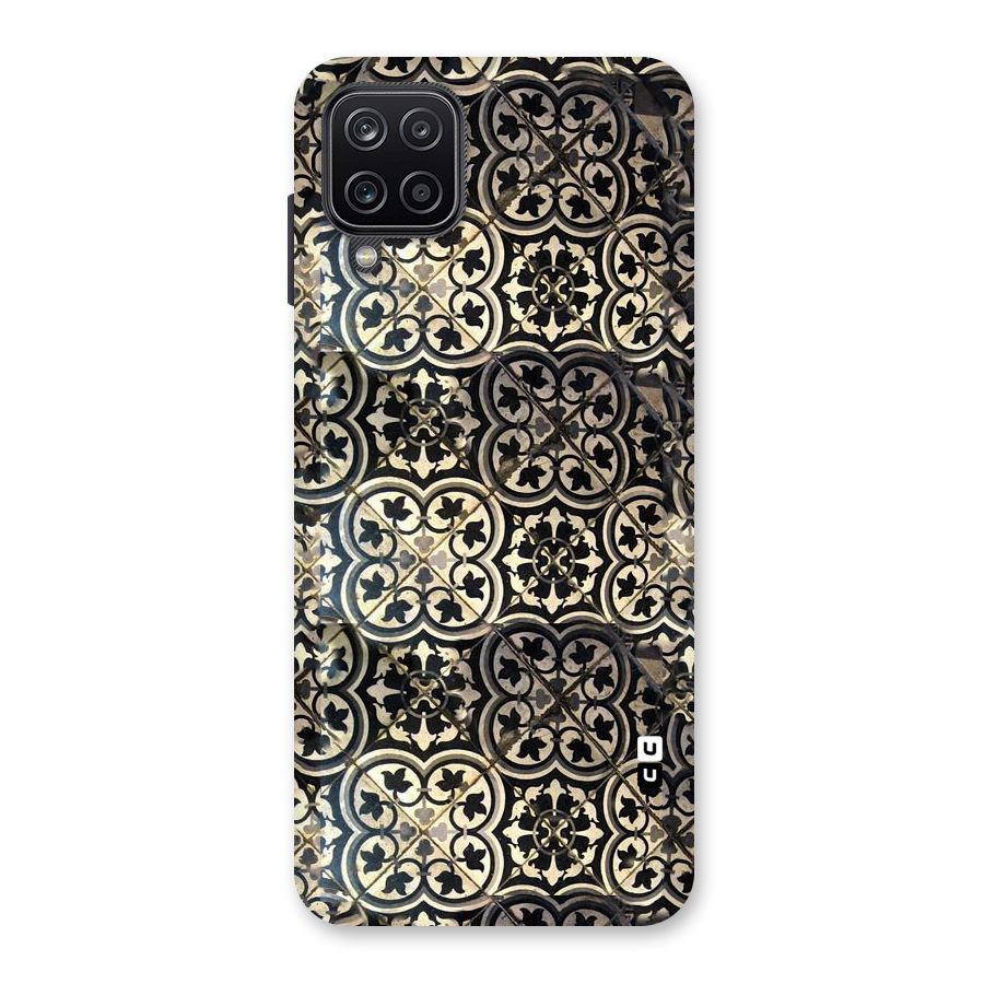 Floral Tile Back Case for Galaxy A12