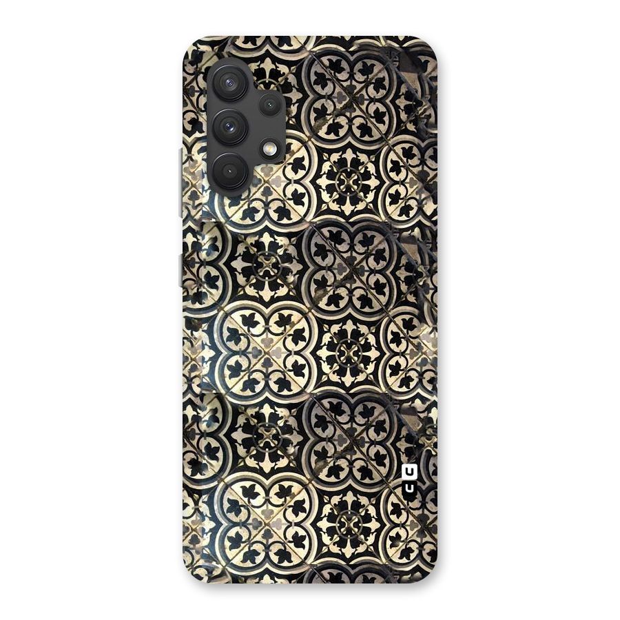 Floral Tile Back Case for Galaxy A32