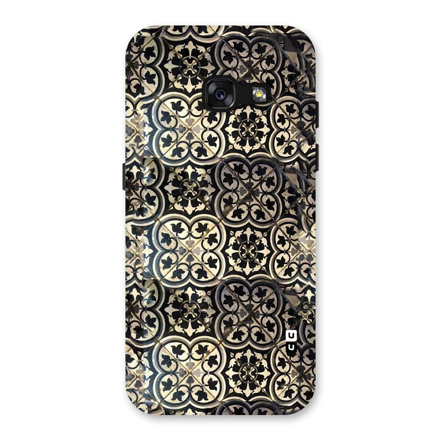 Floral Tile Back Case for Galaxy A3 (2017)