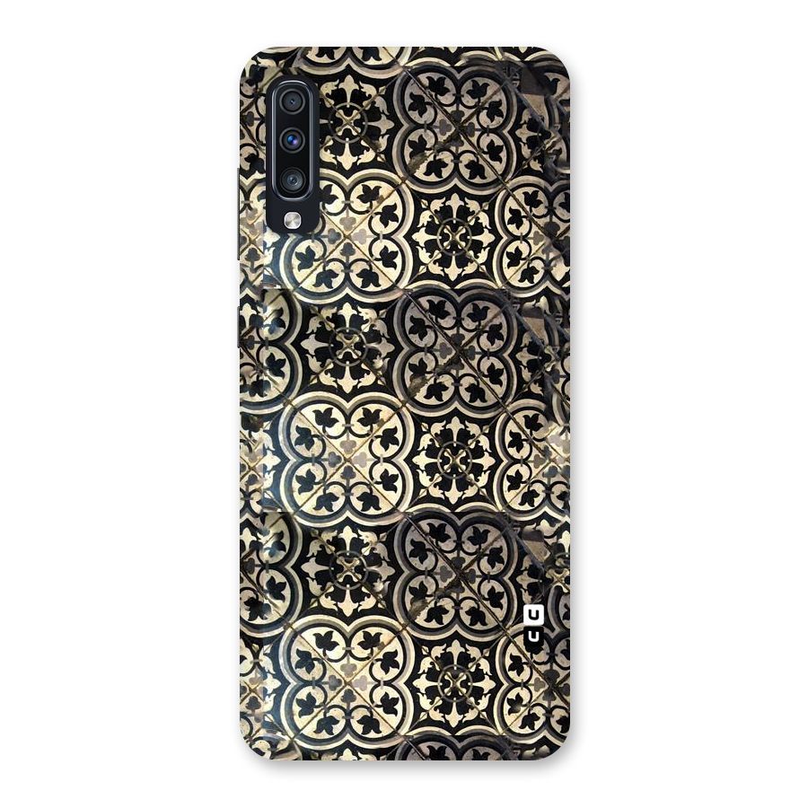 Floral Tile Back Case for Galaxy A70