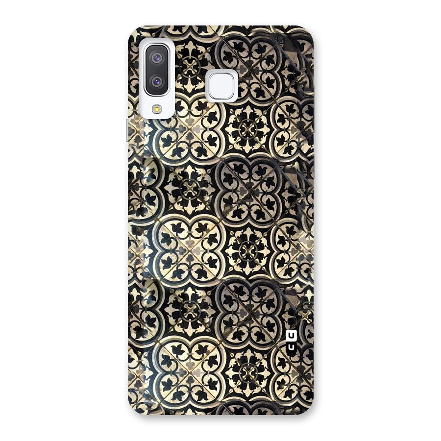 Floral Tile Back Case for Galaxy A8 Star