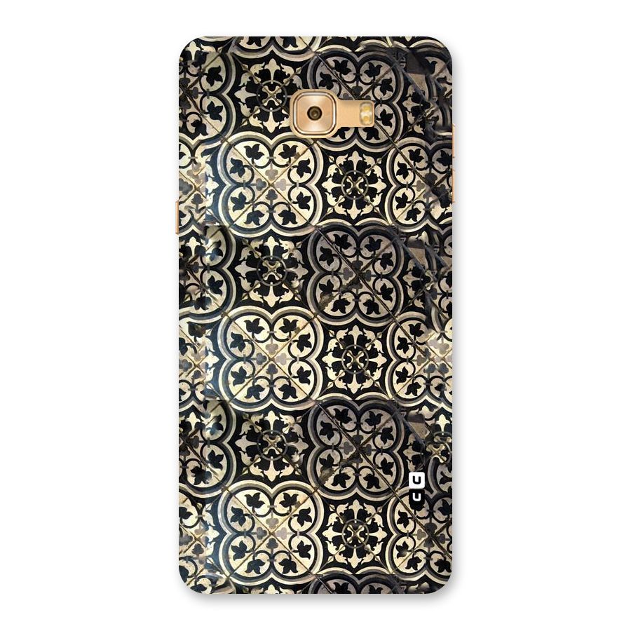 Floral Tile Back Case for Galaxy C9 Pro