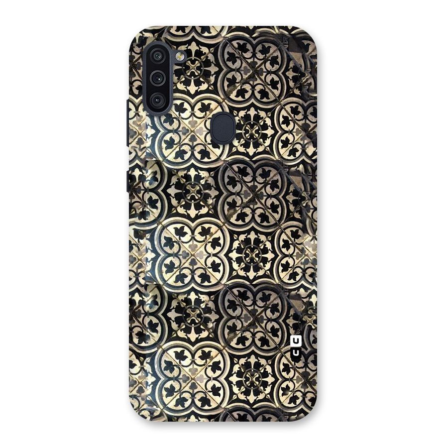 Floral Tile Back Case for Galaxy M11