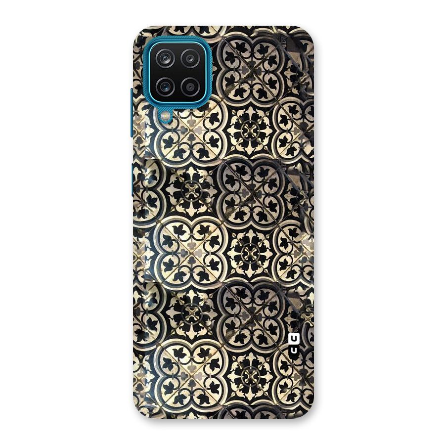 Floral Tile Back Case for Galaxy M12