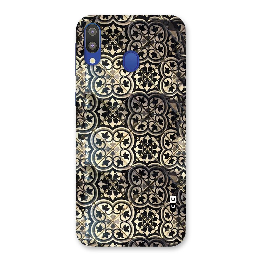 Floral Tile Back Case for Galaxy M20