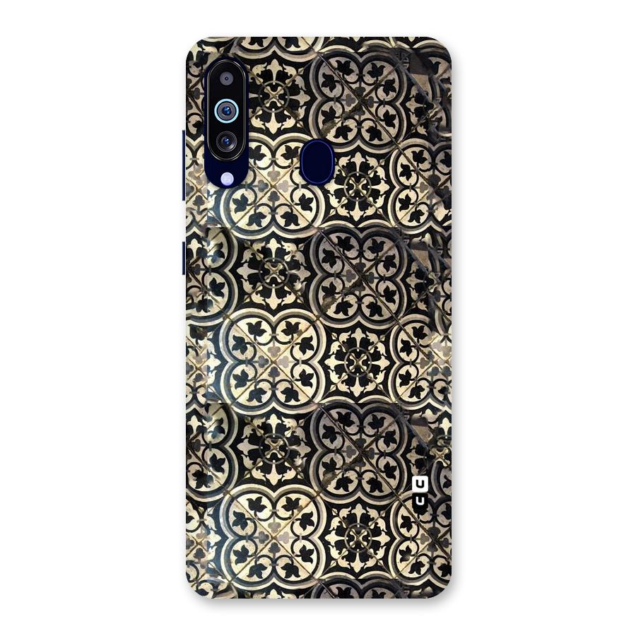 Floral Tile Back Case for Galaxy M40