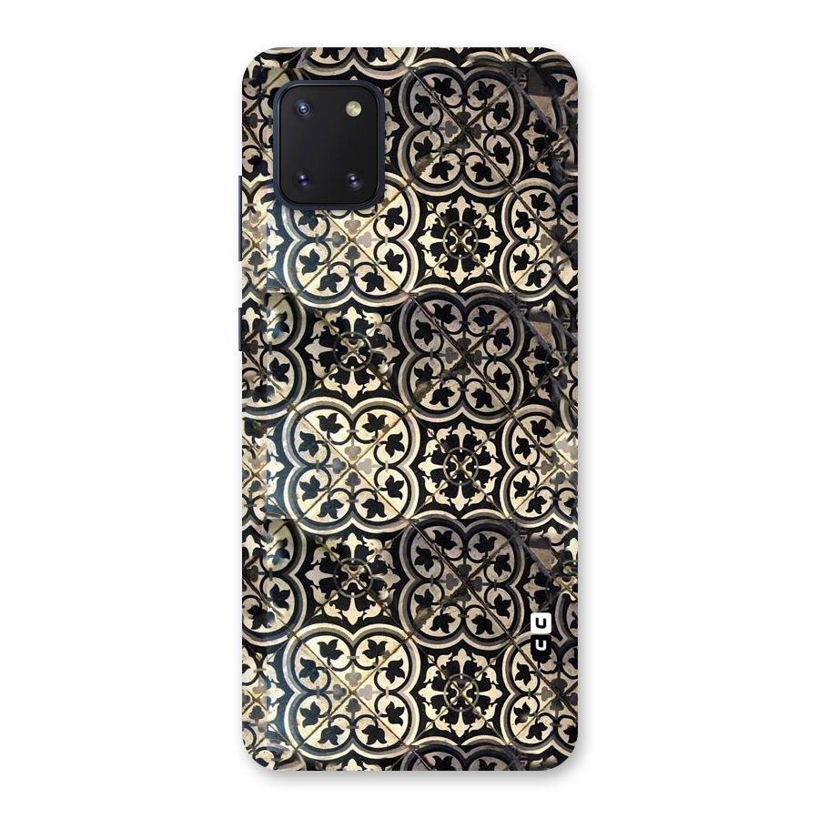 Floral Tile Back Case for Galaxy Note 10 Lite