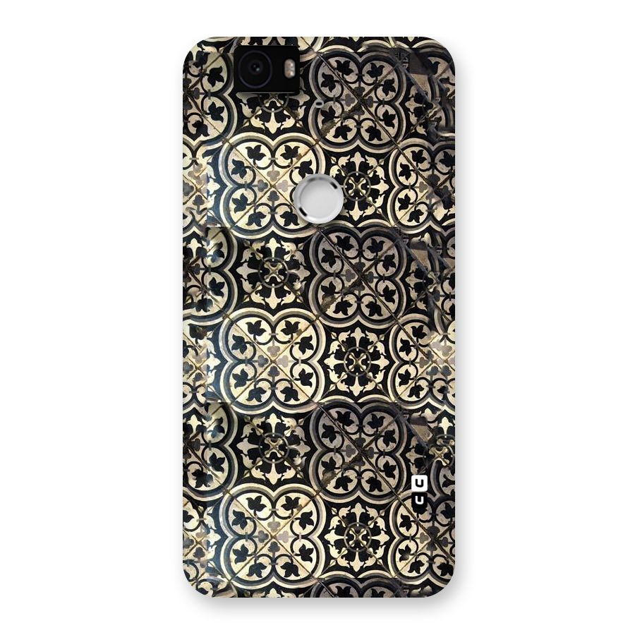 Floral Tile Back Case for Google Nexus-6P