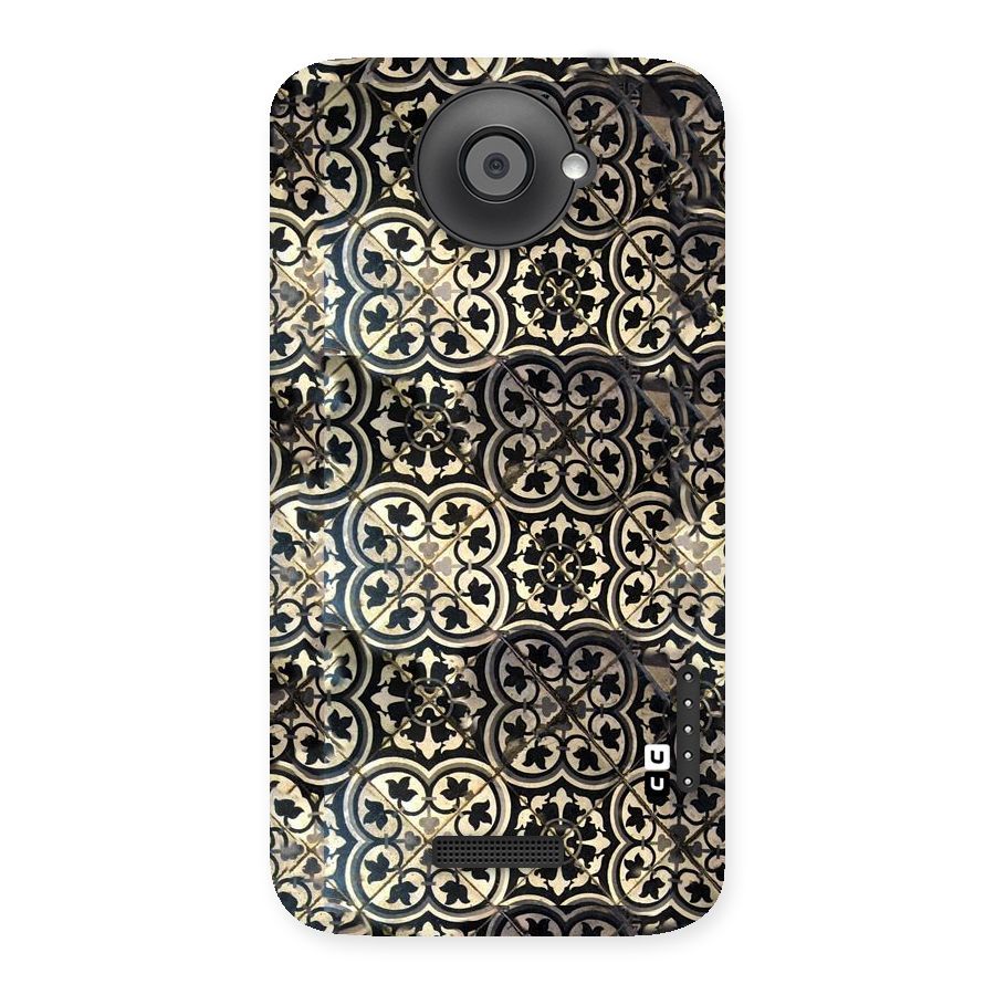Floral Tile Back Case for HTC One X