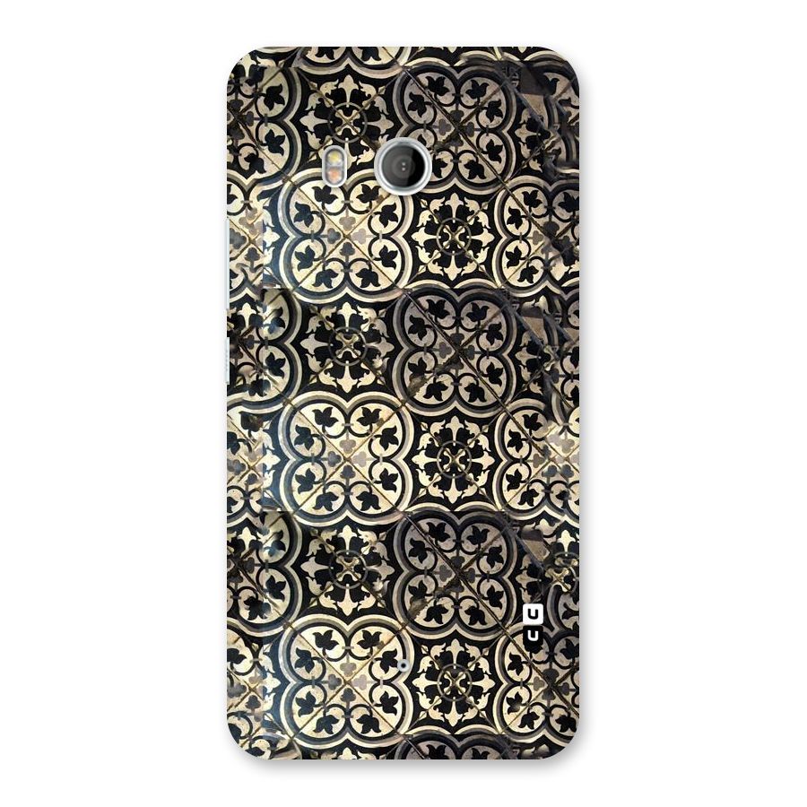Floral Tile Back Case for HTC U11
