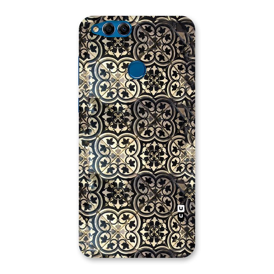Floral Tile Back Case for Honor 7X