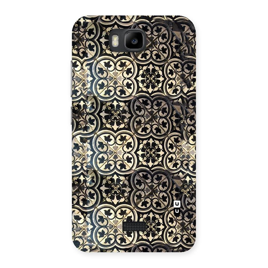 Floral Tile Back Case for Honor Bee