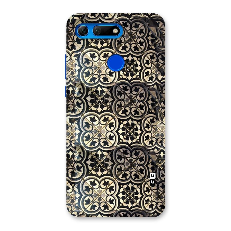 Floral Tile Back Case for Honor View 20