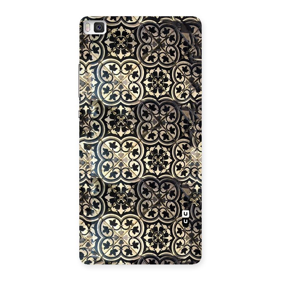 Floral Tile Back Case for Huawei P8