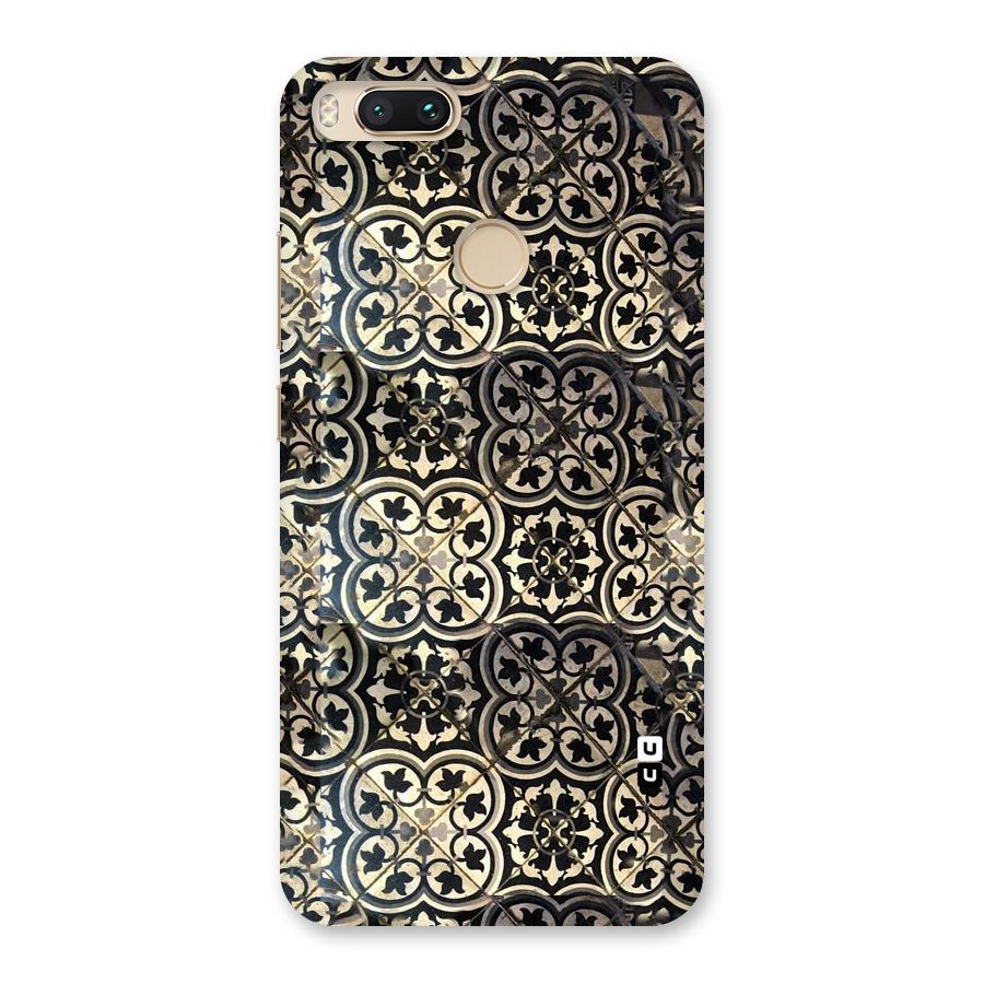 Floral Tile Back Case for Mi A1