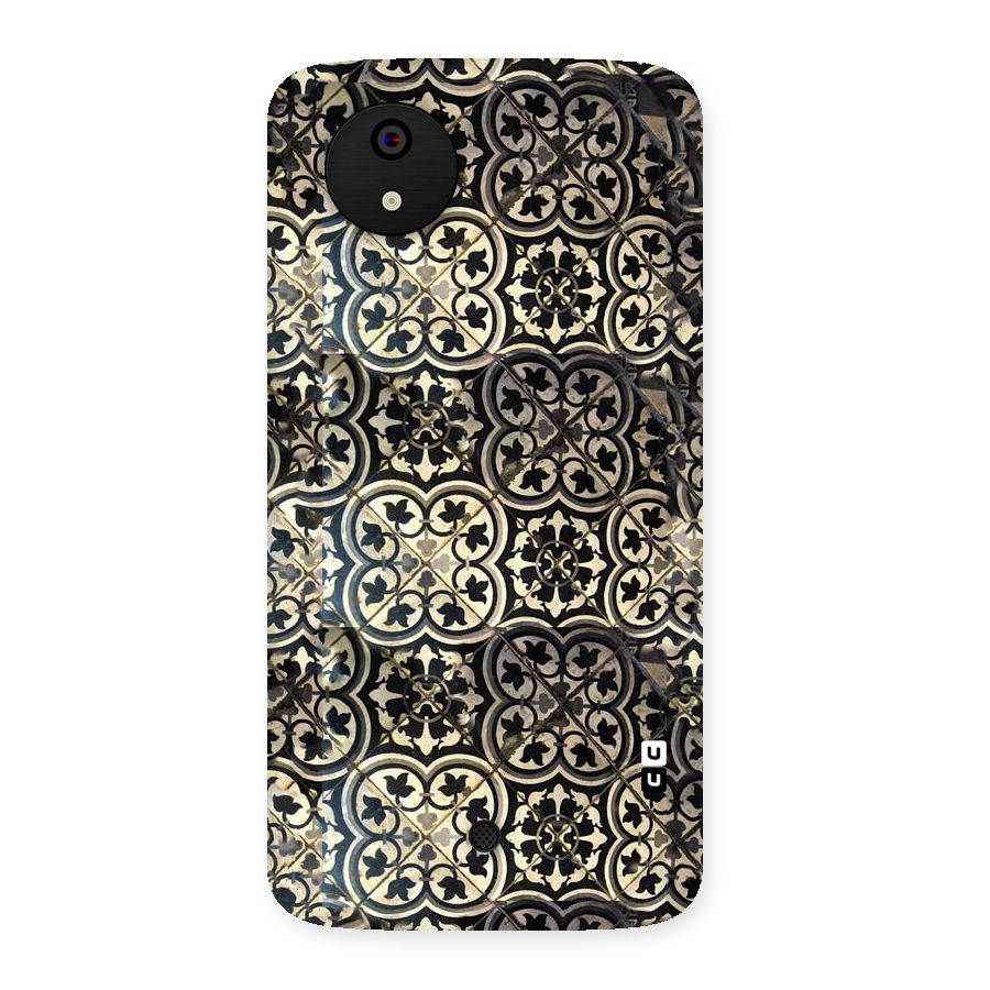 Floral Tile Back Case for Micromax Canvas A1