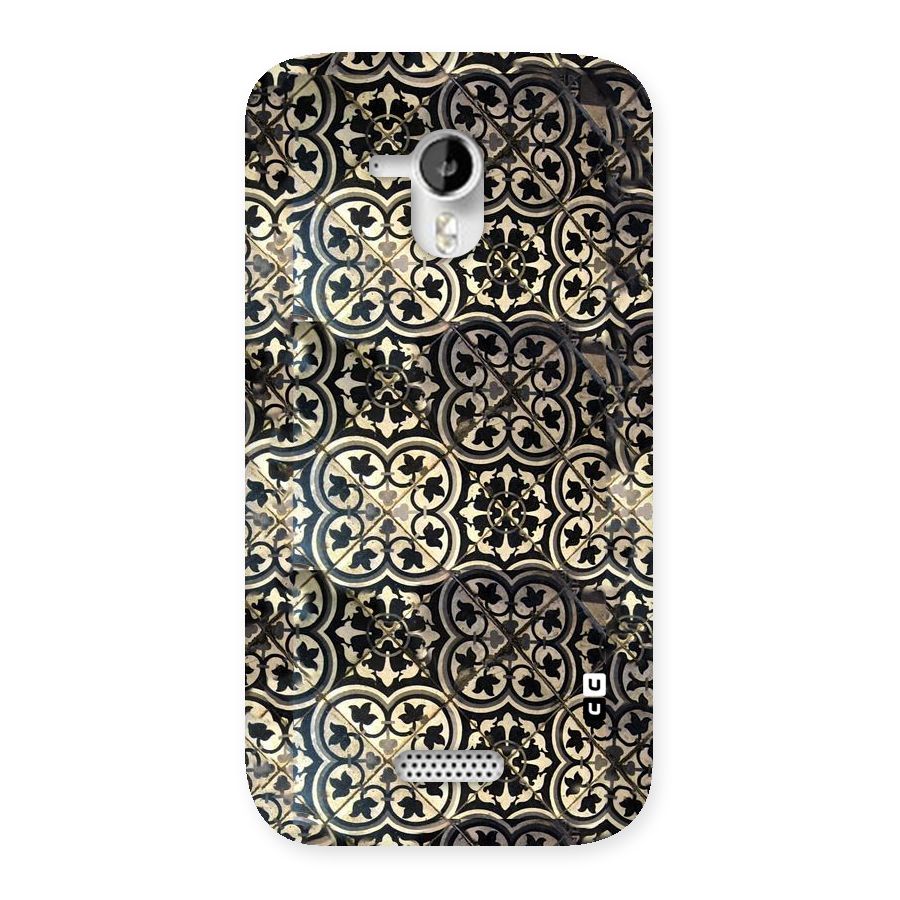 Floral Tile Back Case for Micromax Canvas HD A116